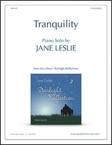Tranquility piano sheet music cover